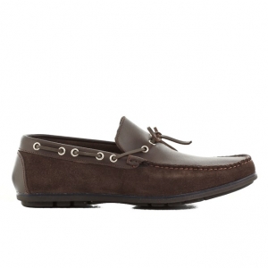 Ανδρικά Παπούτσια Mr Shoe By Feng Shoe-Δέρμα Τελατίνι Και Δέρμα Καστόρι