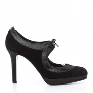 Γυναικεία Παπούτσια Feng Shoe-Δέρμα Καστόρι Και Δέρμα Σαύρας