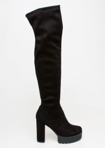 Lydia Over The Knee Boot, Μαύρο - 69166/1