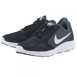 Nike - Nike Revolution 3 (Gs) Running Shoe 819413001-3 - Μαυρο/γκρι