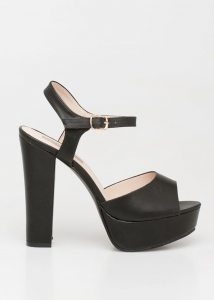 Vanessa High Heel Sandal, Μαύρο - 22620/1